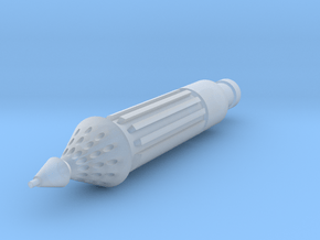 Gauntlet Rocket 1/4th Scale in Clear Ultra Fine Detail Plastic