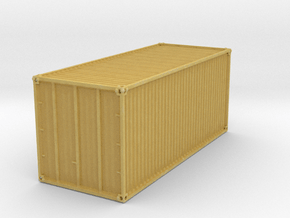 20 feet Container 1/144 in Tan Fine Detail Plastic