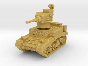 M3 Stuart early UK 1/100 in Tan Fine Detail Plastic