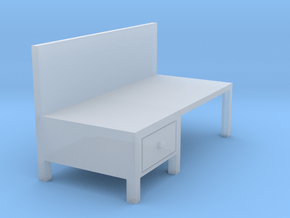 Workbench Table 1/72 in Clear Ultra Fine Detail Plastic