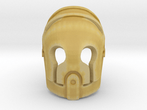 Great Mask of Rebounding in Tan Fine Detail Plastic