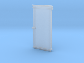 1/64 grain bin entry door 2 ring in Clear Ultra Fine Detail Plastic