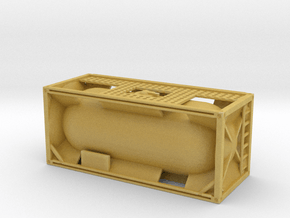 20ft Tank Container 1/120 in Tan Fine Detail Plastic