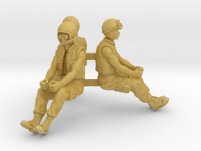 Vietnam US Tank Drivers 1/48 scale in Tan Fine Detail Plastic