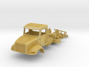 Peterbilt 348 With Running Lights 1-64 Scale in Tan Fine Detail Plastic