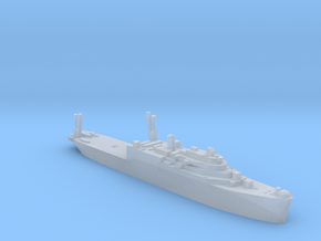 USS Currituck seaplane tender 1:2500 WW2 in Clear Ultra Fine Detail Plastic