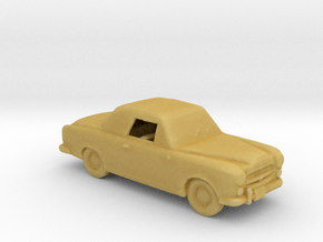 1960 Peugeot 403 (Columbo) 1:160 scale in Tan Fine Detail Plastic