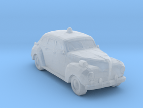 1941 Police Car 1:160 Scale in Clear Ultra Fine Detail Plastic