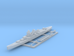 IJN Mogami cruiser 1:1250 WW2 Sprue Ed 2 in Tan Fine Detail Plastic