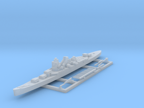 IJN Mogami cruiser 1:1250 WW2 Sprue Ed 2 in Clear Ultra Fine Detail Plastic