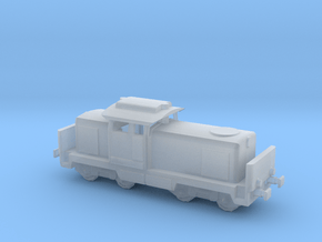 1/350th scale LDH45/M43 diesel locomotive in Clear Ultra Fine Detail Plastic