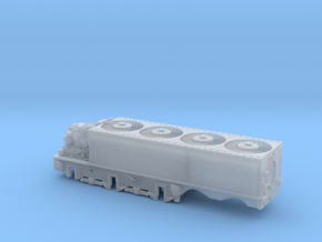 N Gauge Beyer-Ljungstrom Turbine Locomotive #2 in Clear Ultra Fine Detail Plastic