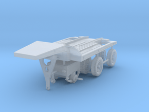 1/72 Fruehauf 8 tons trailer CPT-8 in Clear Ultra Fine Detail Plastic