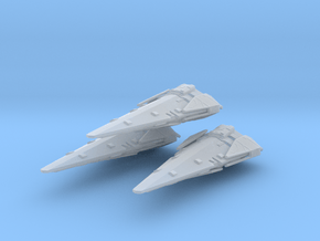 Imperial Raider Frigates 3 models x 42 mm in Clear Ultra Fine Detail Plastic