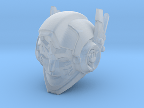 "Shatter" head (2 antennae) in Clear Ultra Fine Detail Plastic