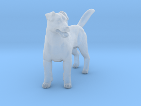 Jack Russell Terrier 1:32 Standing Male in Clear Ultra Fine Detail Plastic