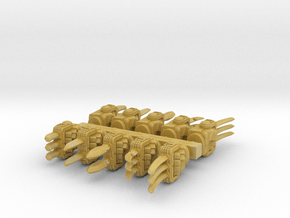 Cyber Samurai Bladed Tekkos Weapon Set in Tan Fine Detail Plastic