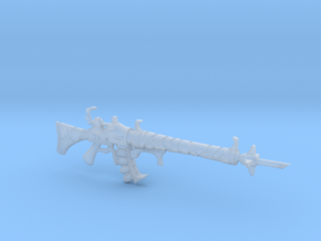 Hex Rifle in Clear Ultra Fine Detail Plastic