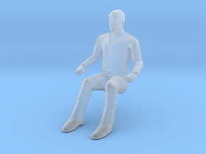Land of the Giants - 1.35 - Steve Seated in Clear Ultra Fine Detail Plastic
