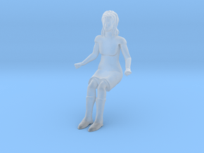 Land of the Giants - 1.35 - Valerie Seated in Clear Ultra Fine Detail Plastic