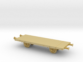 1/350th scale freight car, L series in Tan Fine Detail Plastic