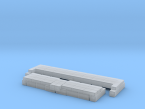 Brick Base for Snake Mountain Bone Throne in Clear Ultra Fine Detail Plastic