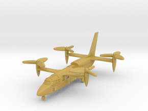 1/285 (6 mm) Curtiss-Wright X-19 (take-off mode) in Tan Fine Detail Plastic