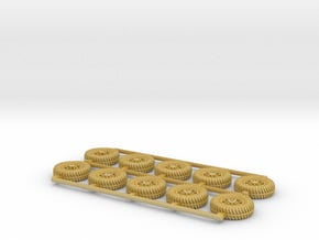 Humber Tires 1/144 scale in Tan Fine Detail Plastic
