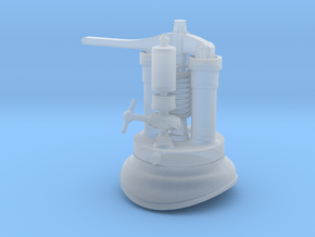 Quarry Hunslet Steam Turret for MAID MARIAN (SM32) in Clear Ultra Fine Detail Plastic
