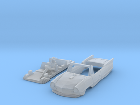 Amphicar 770 im Wasser (N 1:160) in Clear Ultra Fine Detail Plastic