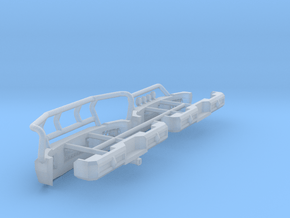1/64 Greenlight Chevy 3500 Bumpers in Clear Ultra Fine Detail Plastic