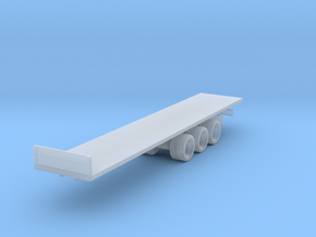 Flatbed Trailer 1/120 in Clear Ultra Fine Detail Plastic