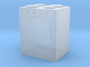 Stove 1/43 in Clear Ultra Fine Detail Plastic