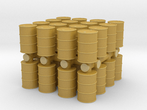 Oil Barrel (x32) 1/120 in Tan Fine Detail Plastic