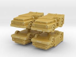 MD-3 Tow Tractor (x4) 1/200 in Tan Fine Detail Plastic