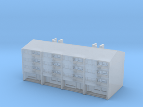 Residential Building 04 1/700 in Clear Ultra Fine Detail Plastic