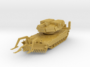 M1150 ABV Abrams (Plow) 1/87 in Tan Fine Detail Plastic
