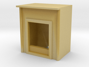 Fireplace 1/48 in Tan Fine Detail Plastic