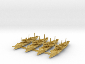 1/1250 Korietz Class Gunboat x4 in Tan Fine Detail Plastic