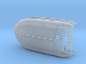 Schlauchboot Typ-B in 1:45 in Clear Ultra Fine Detail Plastic
