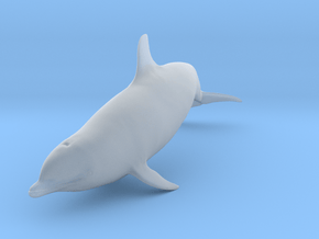 Bottlenose Dolphin 1:20 Swimming 1 in Clear Ultra Fine Detail Plastic
