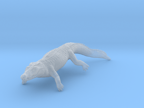 Nile Crocodile 1:48 Lying in Water in Clear Ultra Fine Detail Plastic