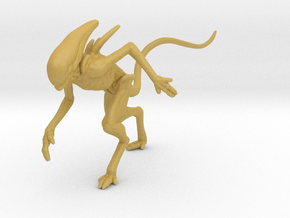 Aliens Neomorph 1/60 miniature for games rpg scifi in Tan Fine Detail Plastic