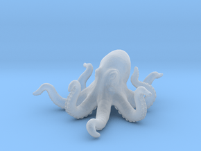 Giant Octopus 87mm miniature model fantasy games in Clear Ultra Fine Detail Plastic