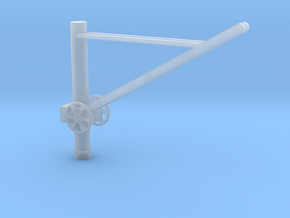 Large Jib Crane in Clear Ultra Fine Detail Plastic