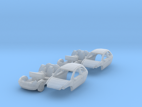 SET 2x Ford Ka (N 1:160) in Clear Ultra Fine Detail Plastic