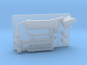 Gemini EVA ZIP Gun 1/6 Scale! in Clear Ultra Fine Detail Plastic