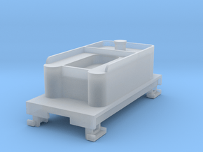 Small Tender for On30 in Clear Ultra Fine Detail Plastic