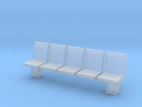 Platform Seats 1/48 in Clear Ultra Fine Detail Plastic