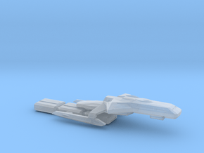 Wallenberg Class Transport with cargo pods in Clear Ultra Fine Detail Plastic